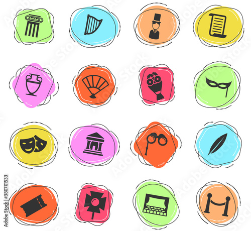 Theatre simply icons