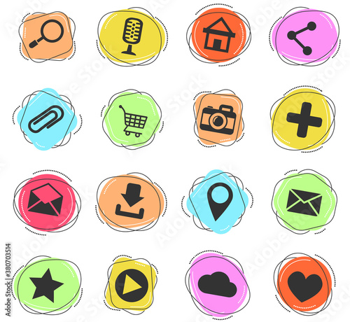 user interface icon set