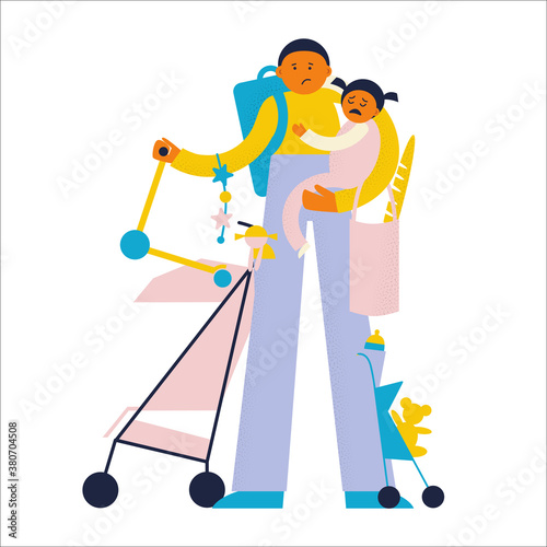 Busy father