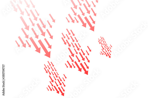 many red arrows