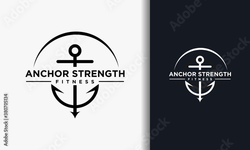 minimal anchor logo