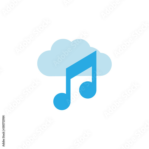 online music line icon. Signs and symbols can be used for web, logo, mobile app, UI, UX