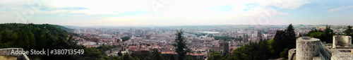 panoramic view from the top of the city of Burgos