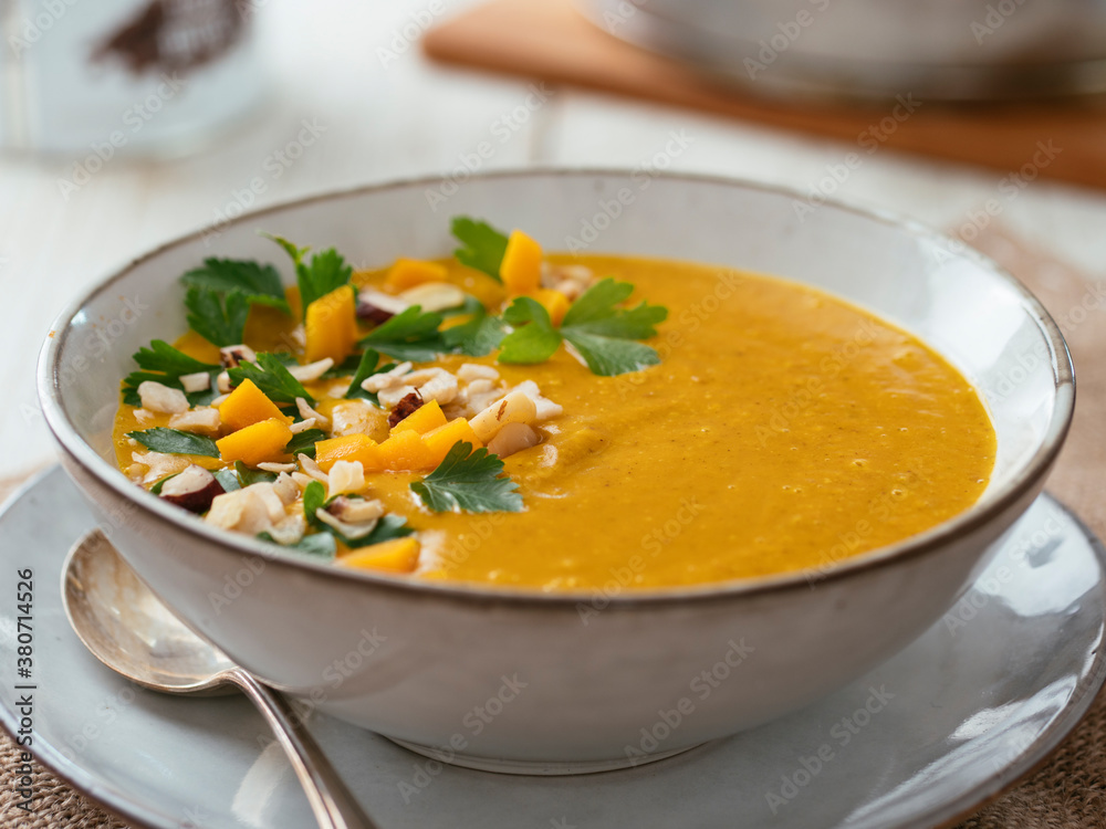 Winter Squash and Hazelnut Soup Winter Squash and Hazelnut Soup
