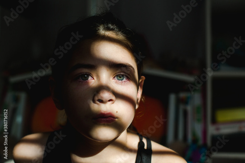 Young Girl Crying photo