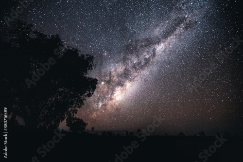 milky way in the outback photo