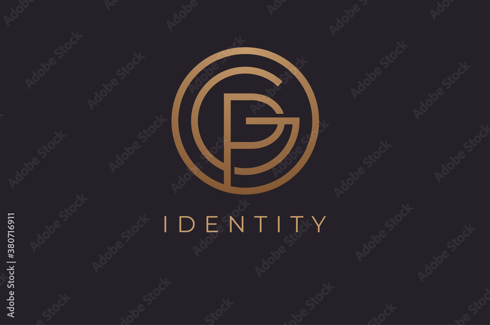 Abstract initial letter G and P logo,usable for branding and business logos, Flat Logo Design Template, vector illustration Abstract initial letter G and P logo,usable for branding and business logos, Flat Logo Design Template, vector illustration