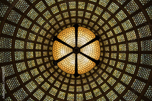 Ornate ceiling skylight
