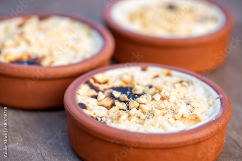 Baked rice pudding turkish ...