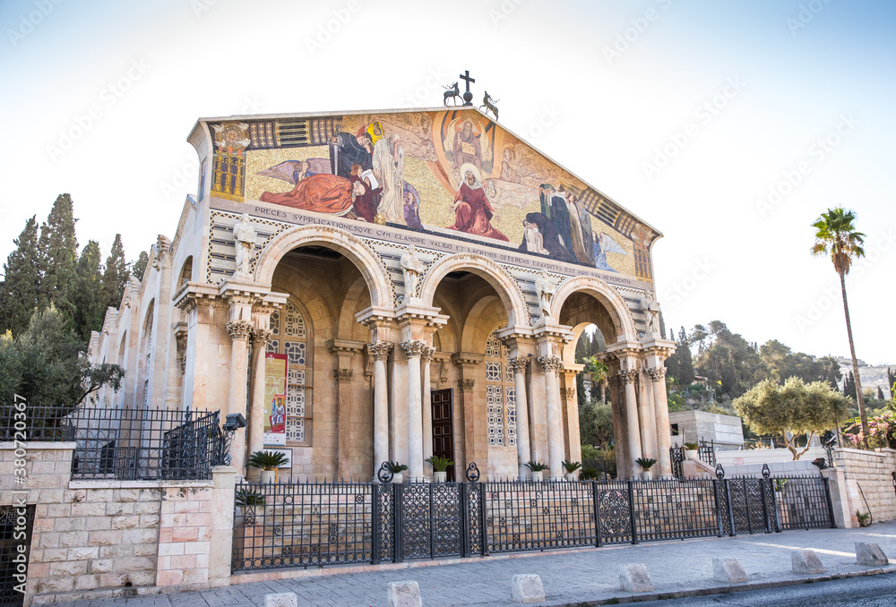 church of all nations in jerusalem, israel
