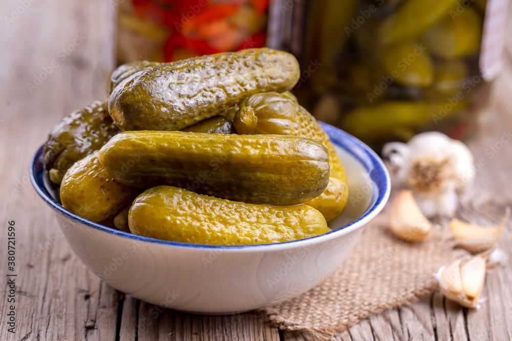 Turkish style pickled cucumbers Turkish style pickled cucumbers