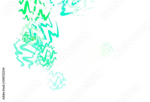 Light Green, Yellow vector background with lines.