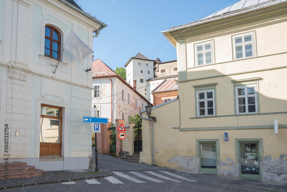 Banska Stiavnica is old medieval mining centre. Unesco heritage town