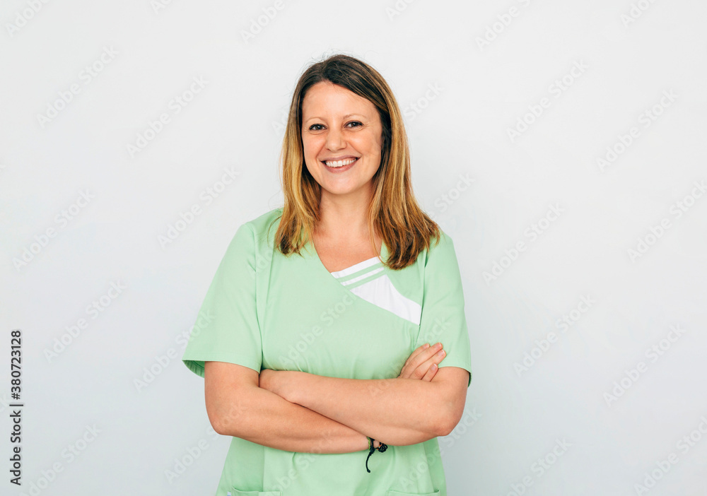 Portrait of real female doctor Portrait of real female doctor
