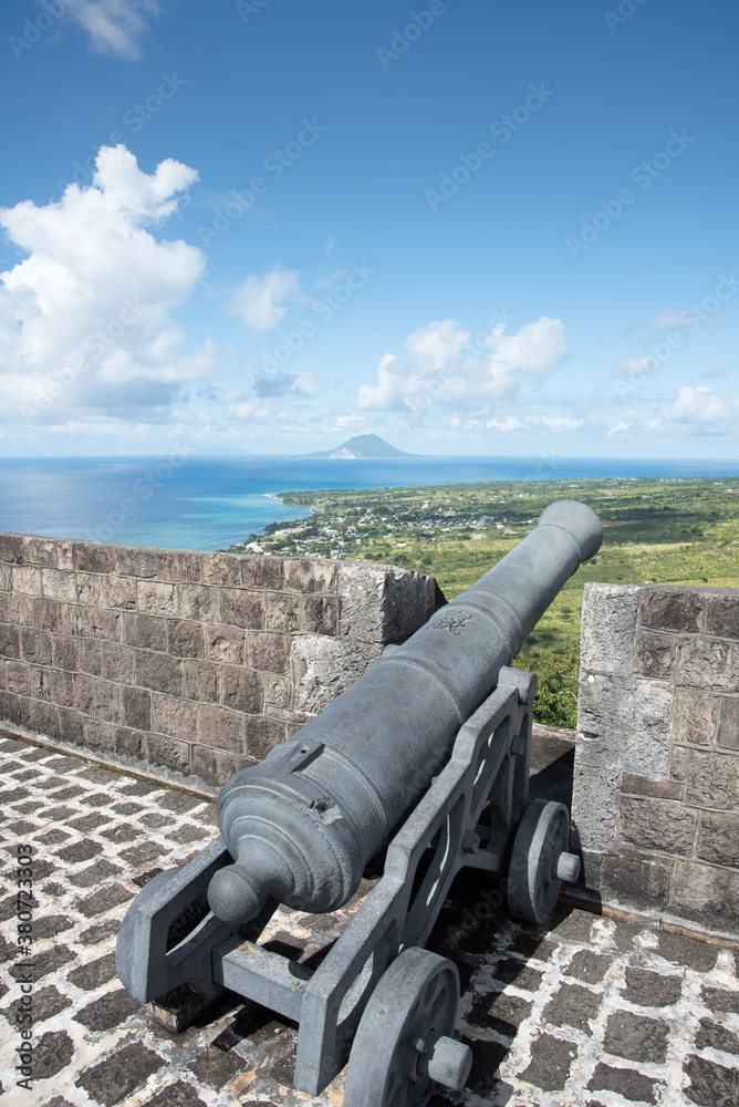 Ancient British Cannon in St. Kitts