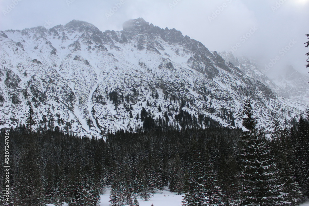 snow covered mountains snow covered mountains