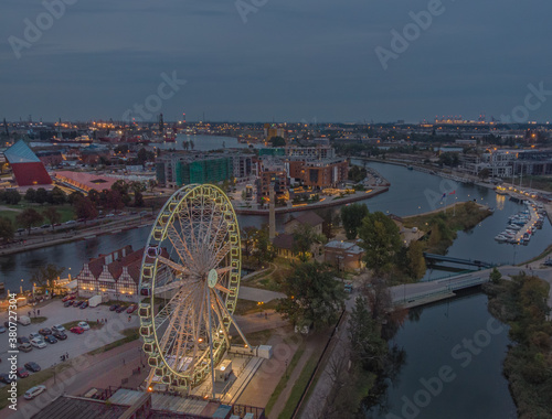 gdansk aerial view  © Jurand