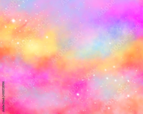 Banner glare abstract texture. Blur pastel color background. Rainbow gradient color. Ombre girly princess style 