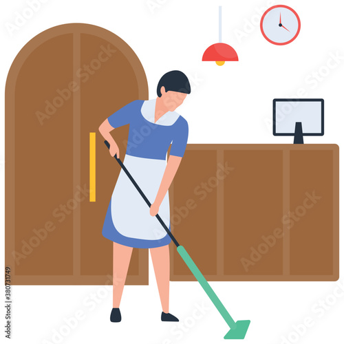 
Housekeeping illustration vector 
