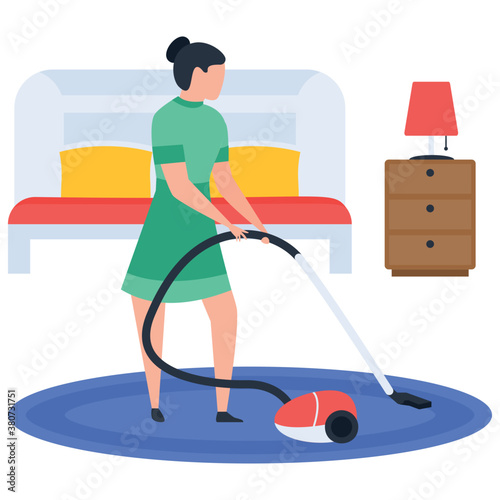 
Housekeeping illustration vector 
