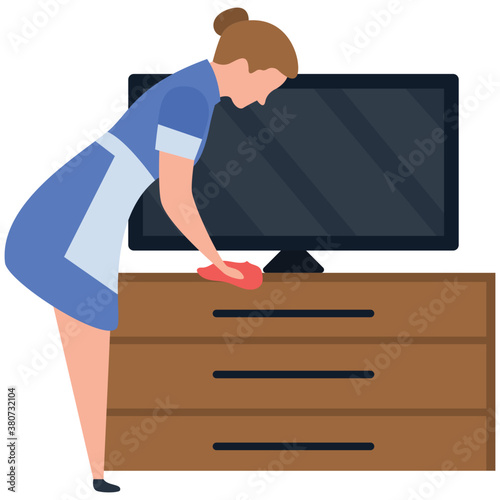 
Housekeeping illustration vector 
