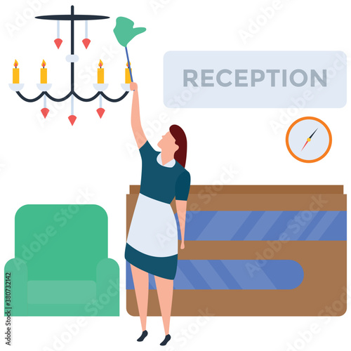 
Housekeeping illustration vector 
