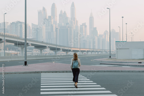 A woman in Dubai