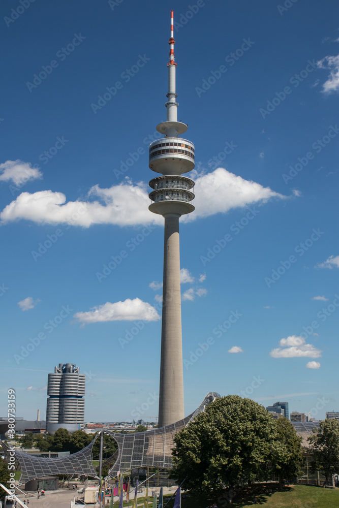 Naklejka premium television tower in munich