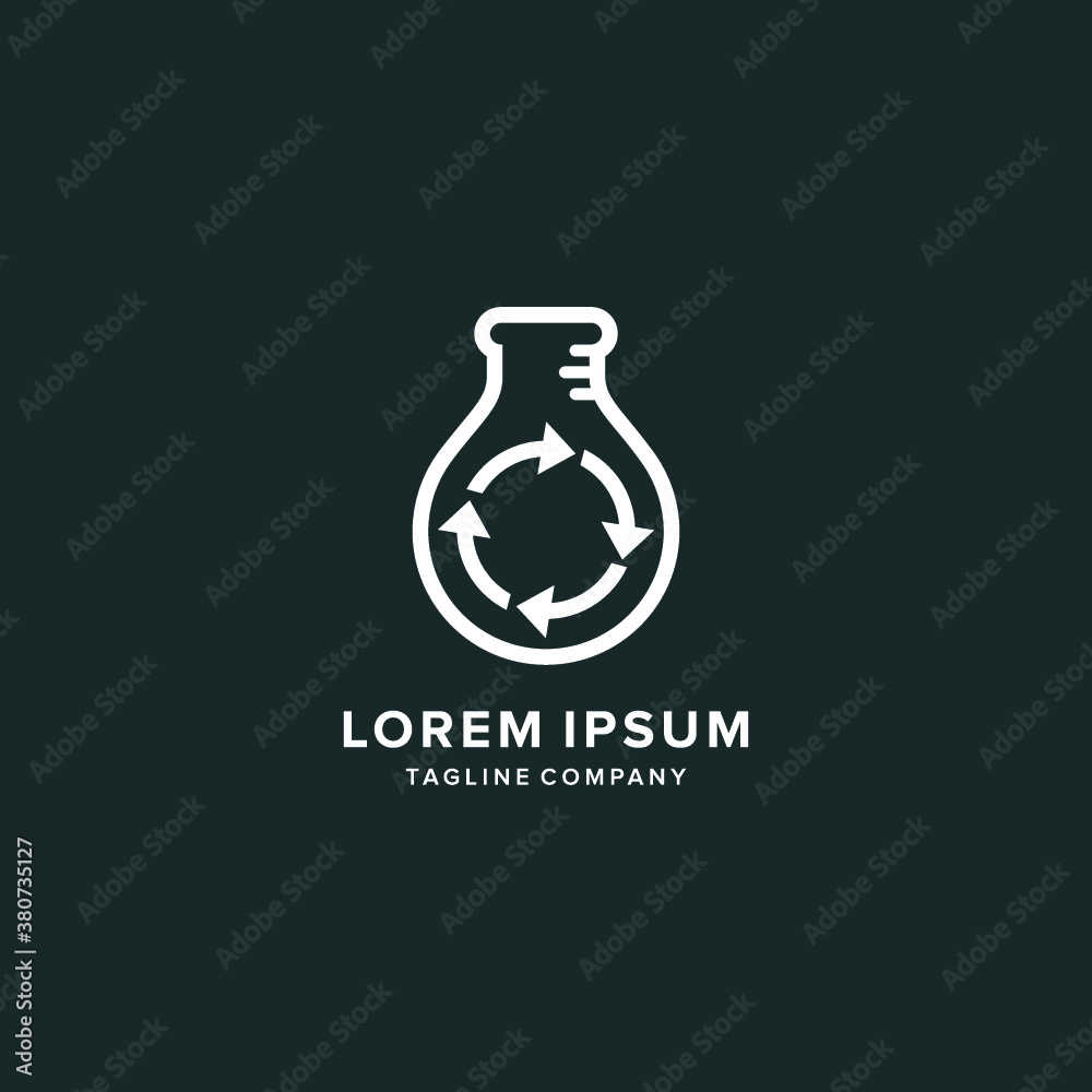 vector logo Labs icon botle illustrations vector logo Labs icon botle illustrations