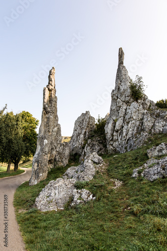 Sonnenaufgang im Eselsburger Tal bei Herbrechtingen photo