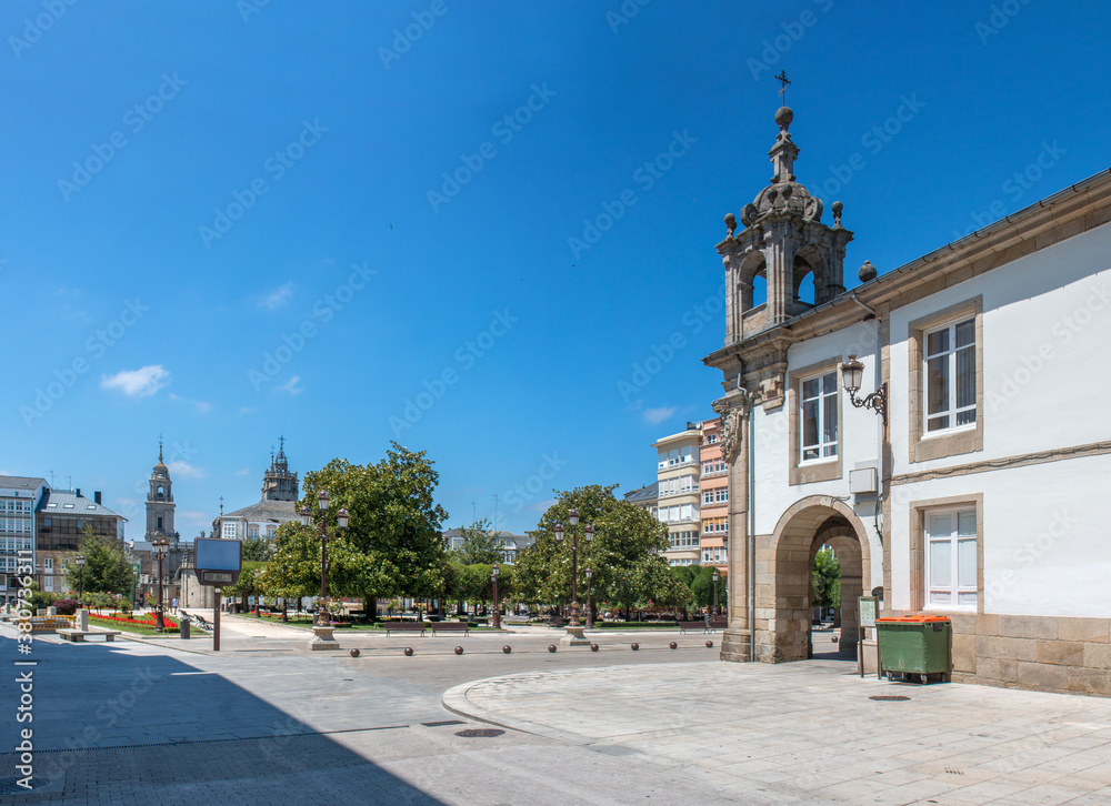 Town Hall in Lugo (in Spanish Ayuntamiento Concello de Lugo) Northern Spain Galicia 
