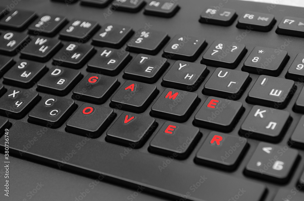 computer keyboard and composed on it the word computer keyboard and composed on it the word