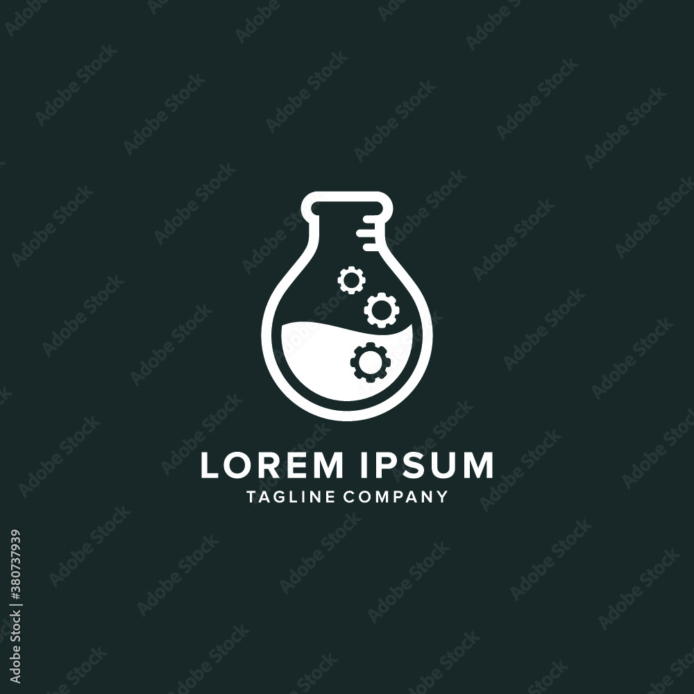 vector logo Labs icon botle illustrations vector logo Labs icon botle illustrations