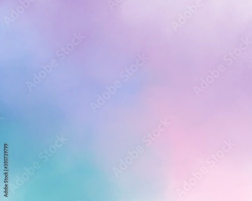 Very soft and sweet pastel color abstract background. Defocused colorful design