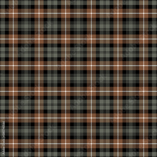 Lamont Weathered Tartan Seamless Pattern - Repeating pattern design of Weathered tartan