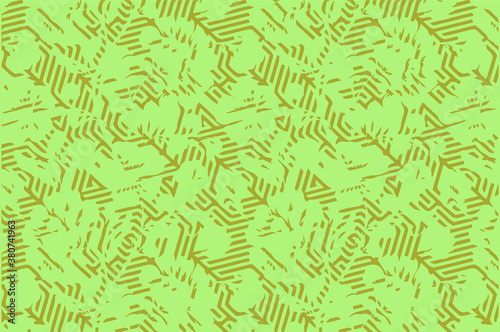 abstract over printing dyed  geometric seamless pattern design 