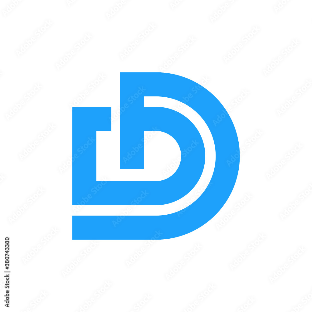 vector logo D alphabet DF icon illustrations vector logo D alphabet DF icon illustrations