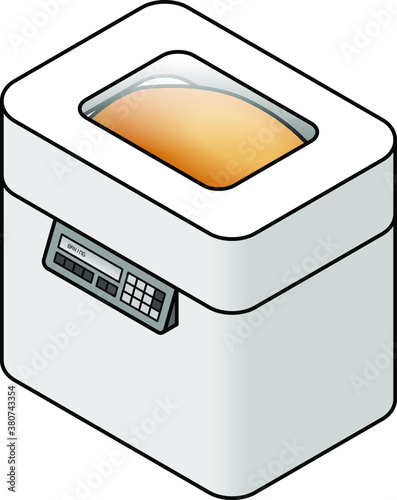A domestic bread maker / bread machine.