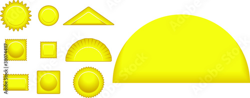Various filled pasta shapes.