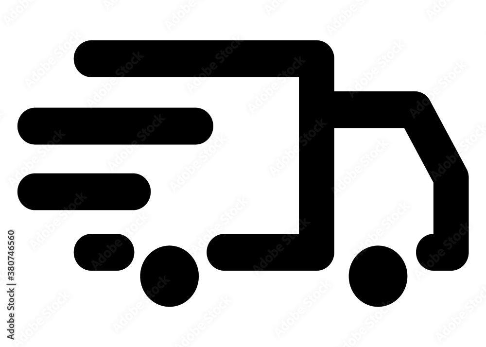 Fast shipping delivery truck flat vector icon for apps and websites
Fast shipping delivery truck flat vector icon for apps and websites