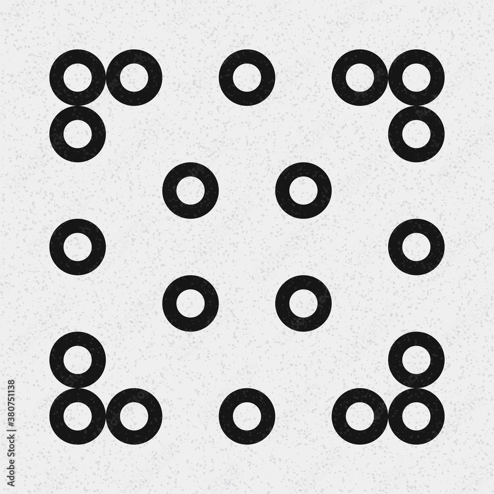 Abstract Cross Pattern Dots Logo generative computational art illustration Abstract Cross Pattern Dots Logo generative computational art illustration