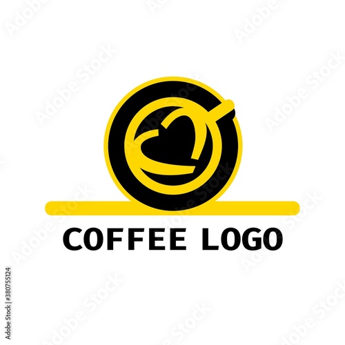 VECTOR. Business icon for the company. This concept logo label or badge for coffee /salons / confectionery / coffee shop. Other companies. Vector illustration.
