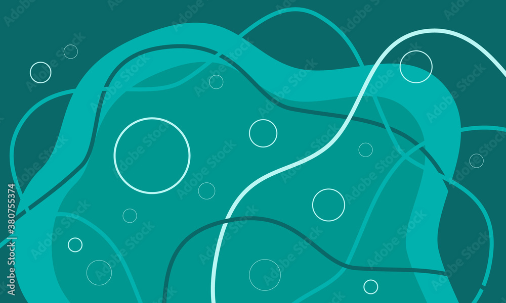 Vector background of green liquid, geometric elements on the background of waves, wavy texture with smooth lines, pattern for the background, blank for a test message, website Vector background of green liquid, geometric elements on the background of waves, wavy texture with smooth lines, pattern for the background, blank for a test message, website