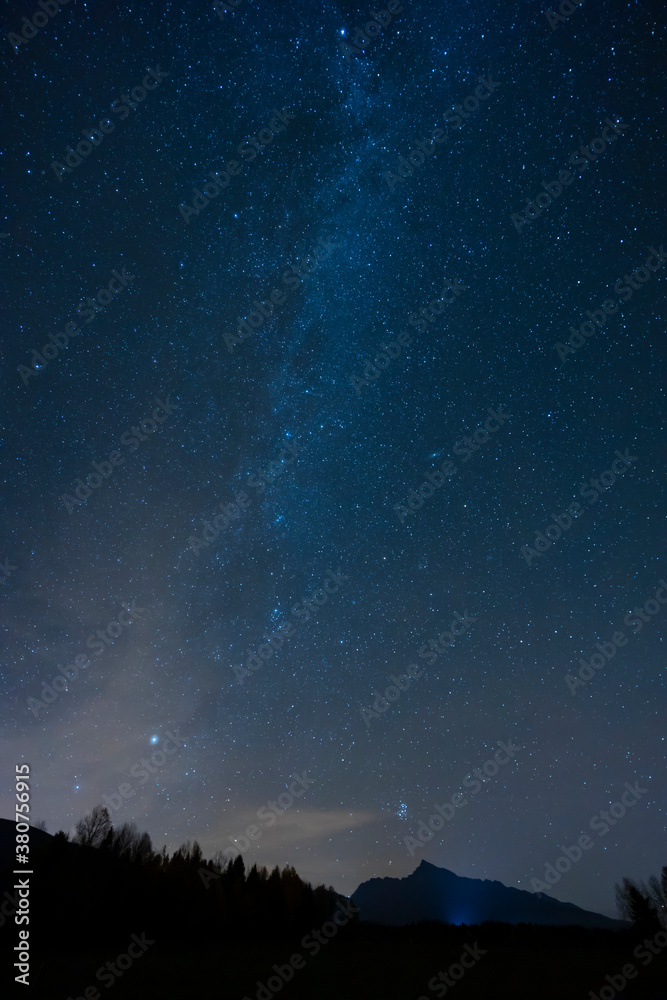 night sky near High Tatras, Slovakia