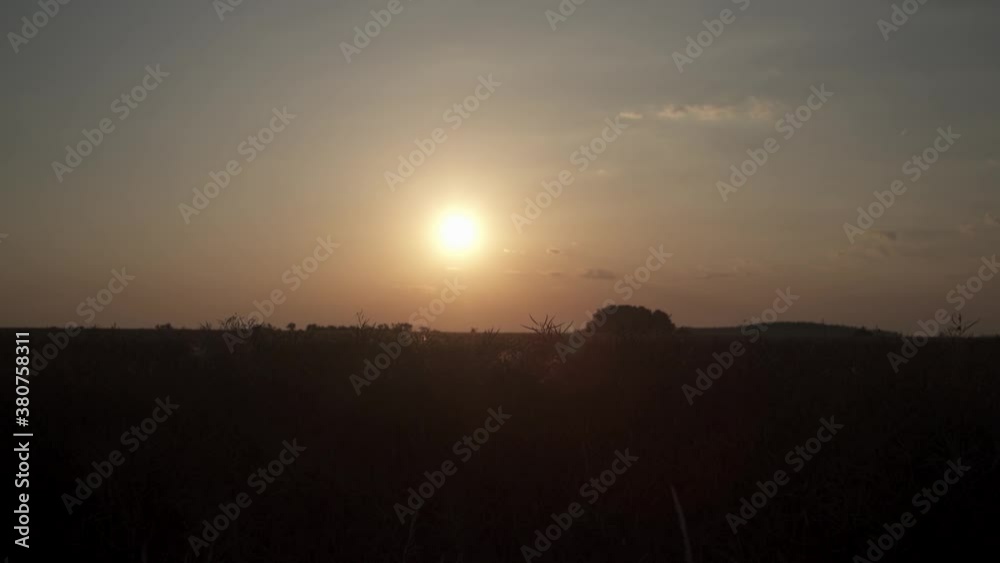 Sun Hangs Low In Afternoon Sky Sun Hangs Low In Afternoon Sky