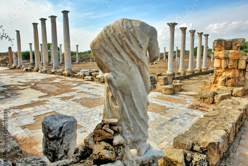 Salamis - an ancient Greek city-state on the east coast of Cyprus,