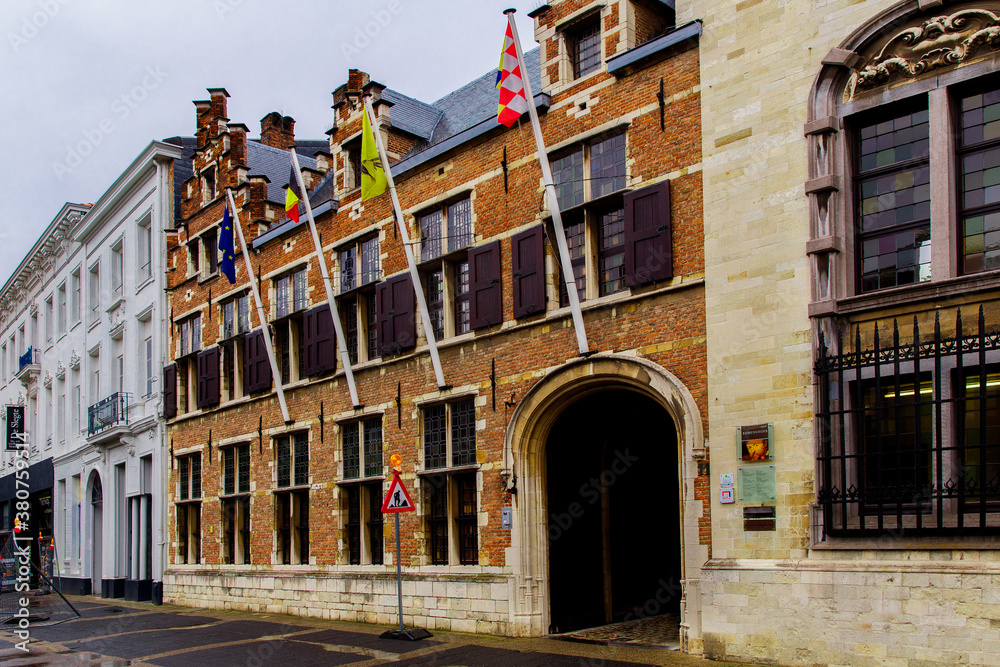 ANTWERP, BELGIUM - October 2, 2019: Rubens house Museum in Antwerp, Belgium
