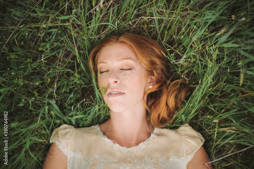 Woman Asleep in the Grass