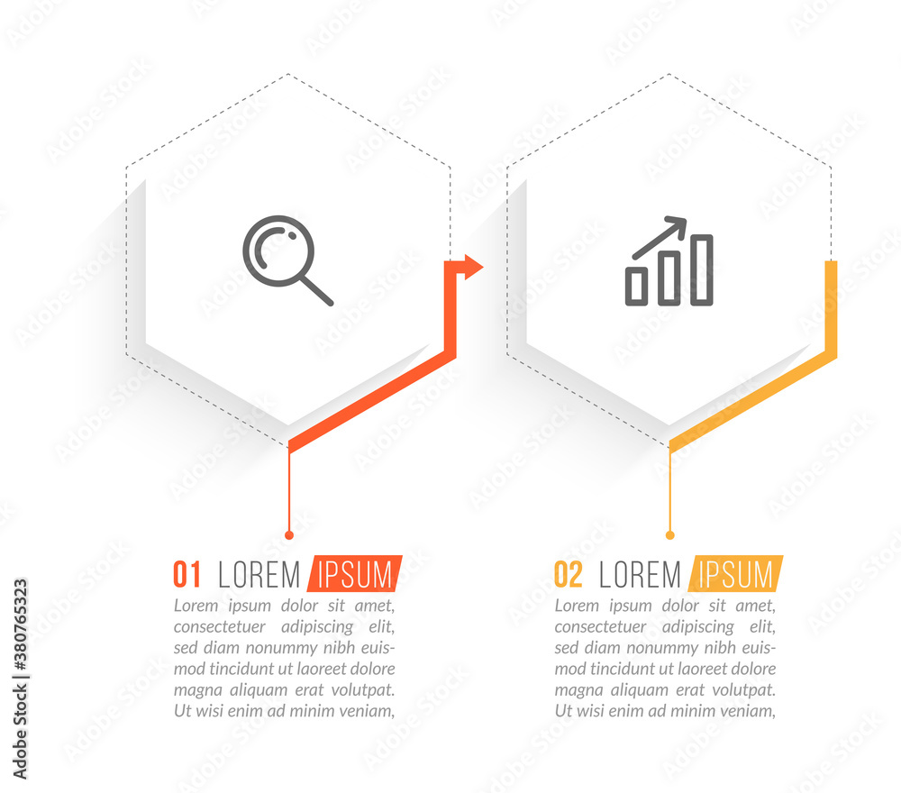Minimal Business Infographics template. Timeline with 2 steps, options and marketing icons .Vector linear infographic with two conected elements. Can be use for presentation. Minimal Business Infographics template. Timeline with 2 steps, options and marketing icons .Vector linear infographic with two conected elements. Can be use for presentation.