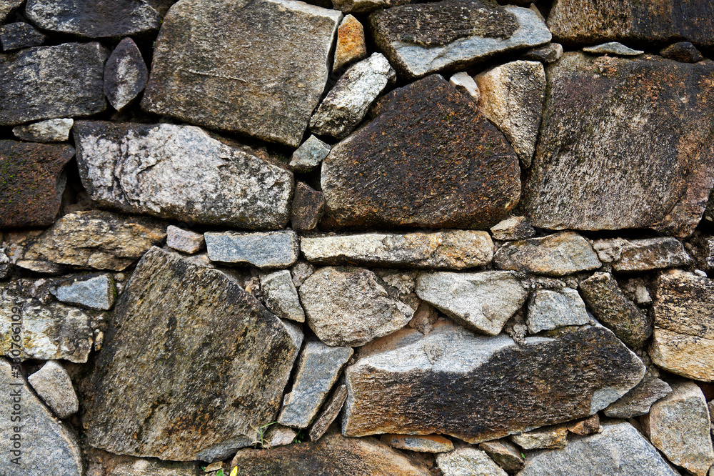 Stone wall background, Tiradentes, Minas Gerais, Brazil Stone wall background, Tiradentes, Minas Gerais, Brazil